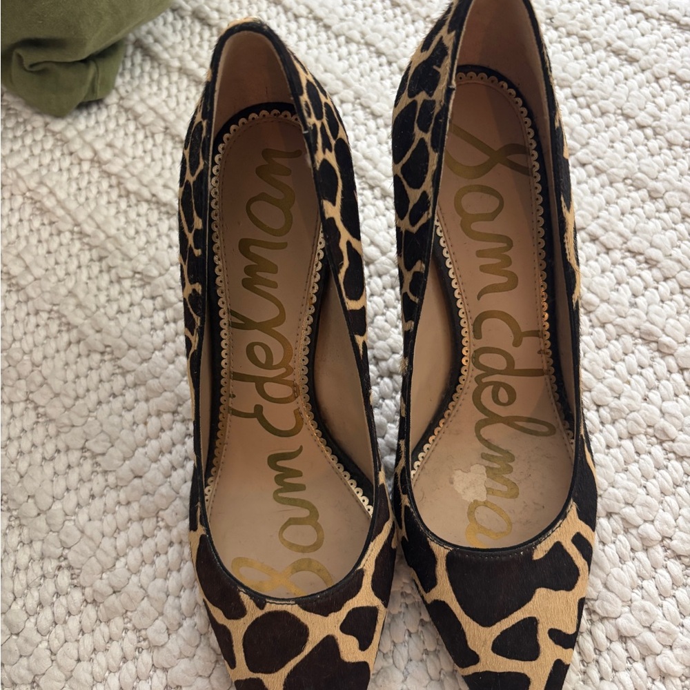 Sam Edelman Leopard Print Heels